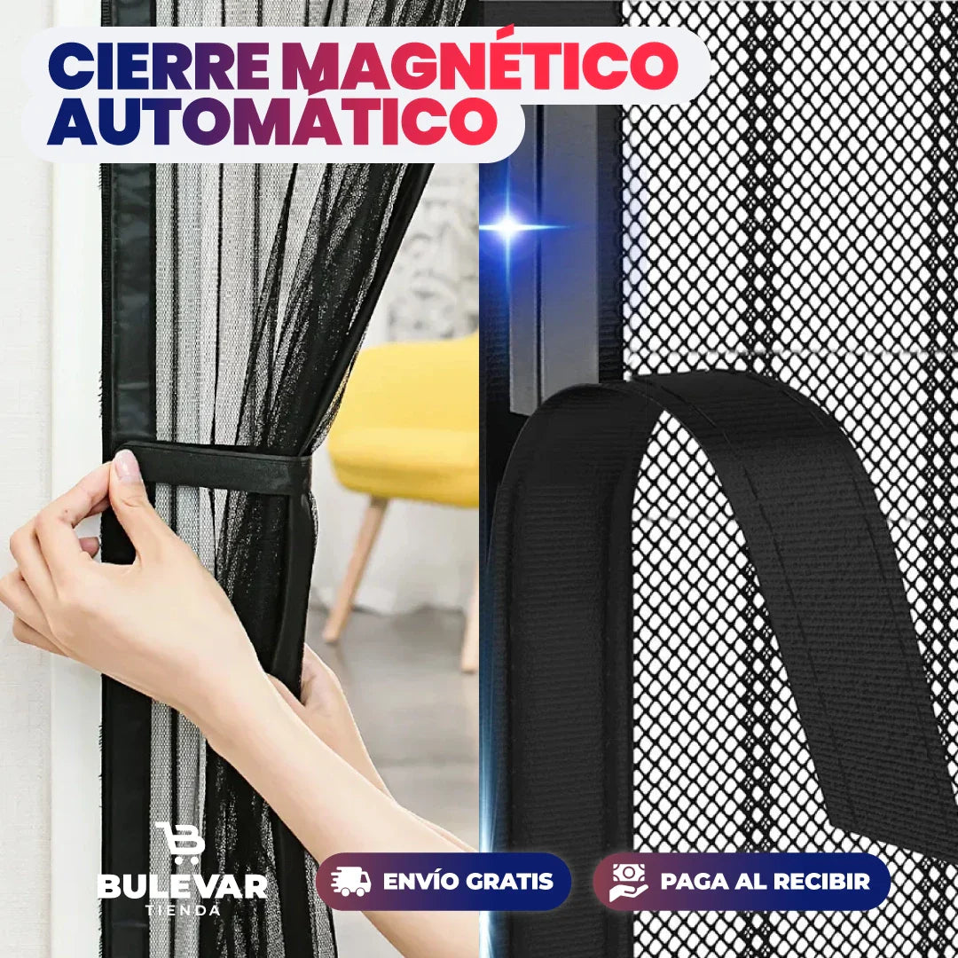Cortina de puerta Magnetica antimosquitos MagniDoor™